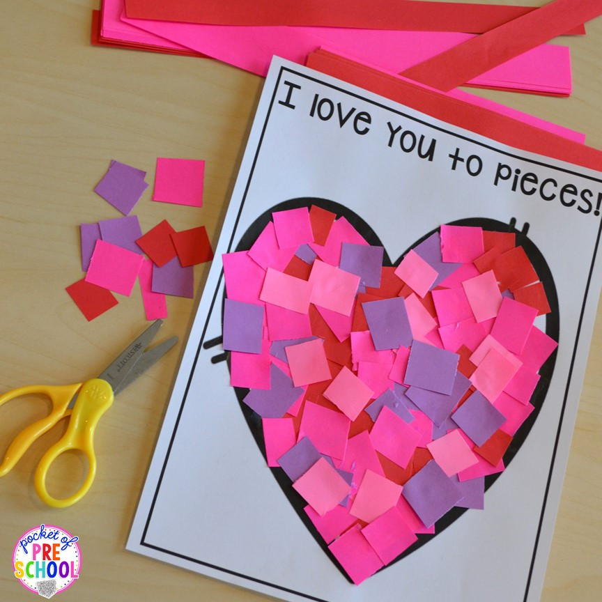 Valentine Gift Ideas For Kindergarten
 Valentine s Day Themed Centers and Activities Pocket of
