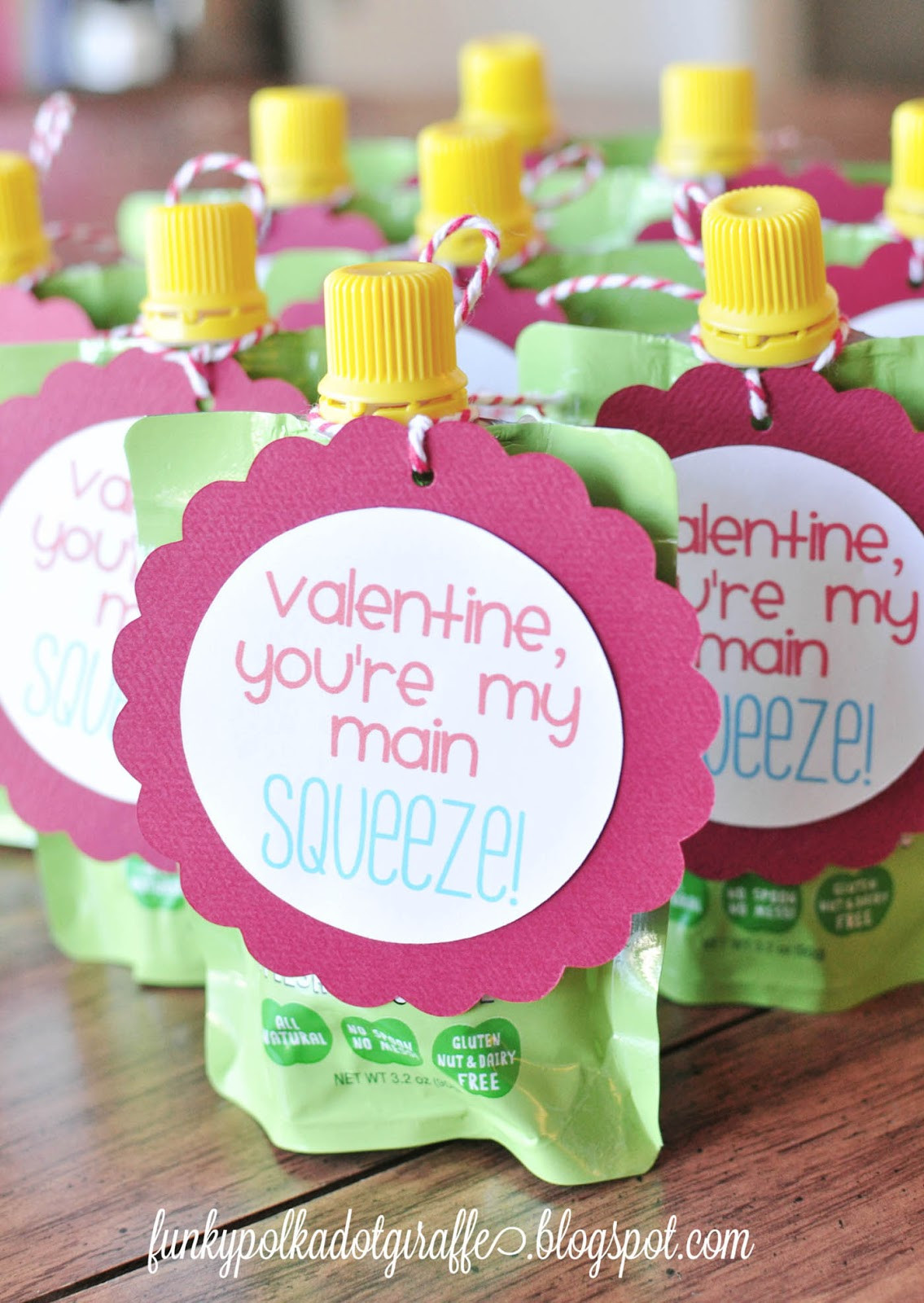 Valentine Gift Ideas For Kindergarten
 Funky Polkadot Giraffe Preschool Valentines You re My