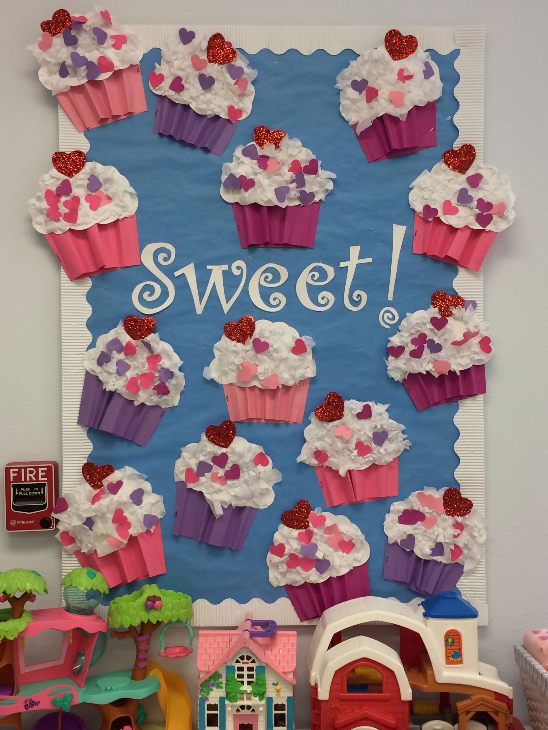 Valentine Gift Ideas For Preschool Class
 Sweet bulletin board