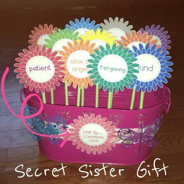 Valentine Gift Ideas For Sister
 Secret sister ts Secret sisters Sister ts