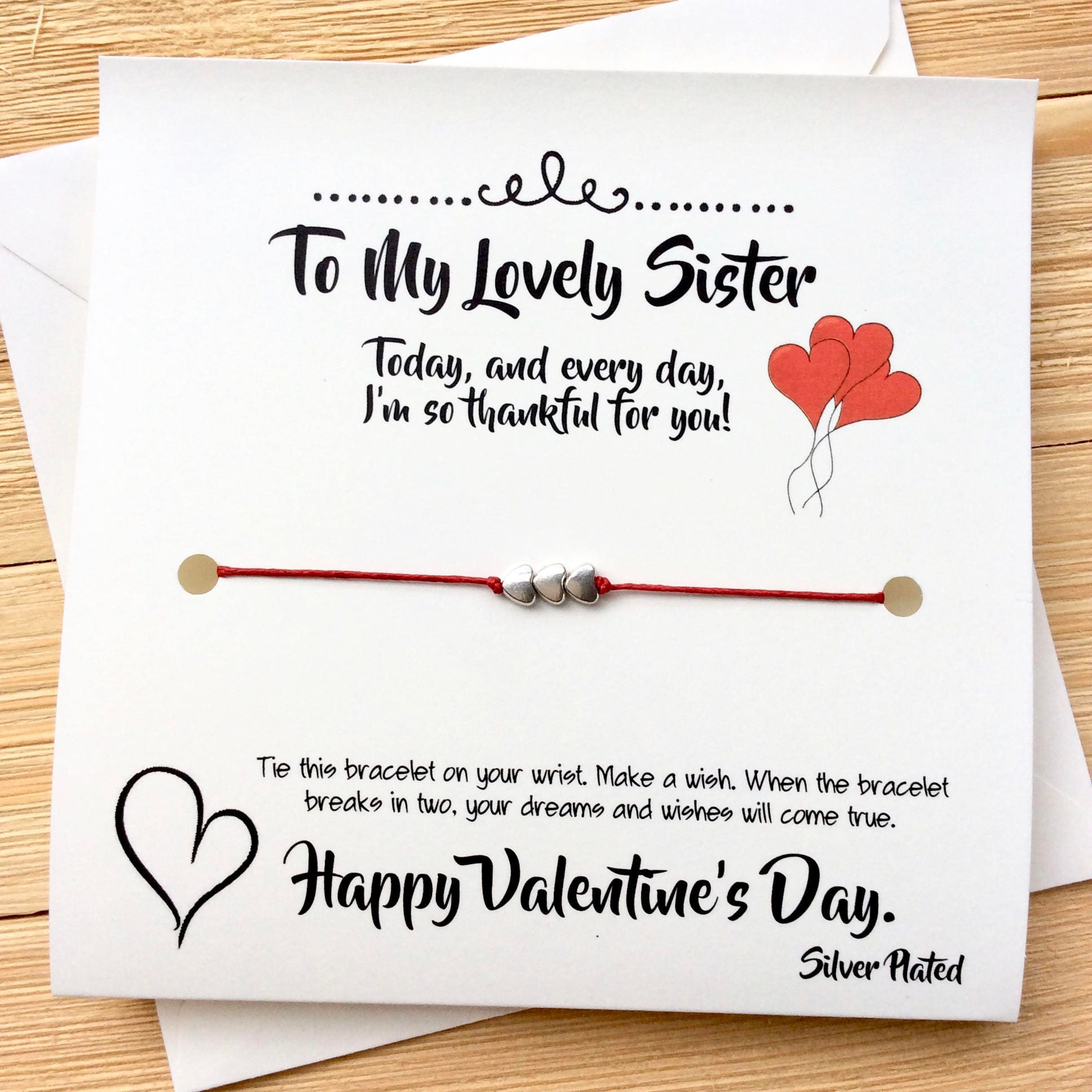 Valentine Gift Ideas For Sister
 Valentines Gift For Sister Valentines Gift For Her Sister