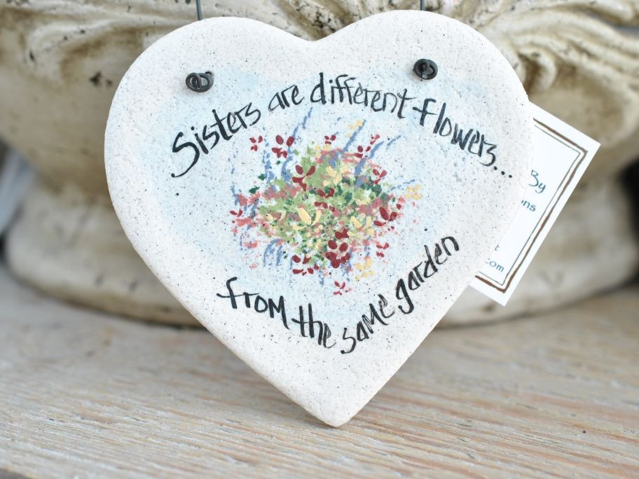 Valentine Gift Ideas For Sister
 Valentine s Day t for Sister Salt Dough Heart Ornament
