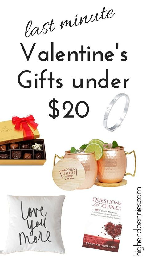 Valentine Gift Ideas Under $20
 Last Minute Valentine s Gifts under $20