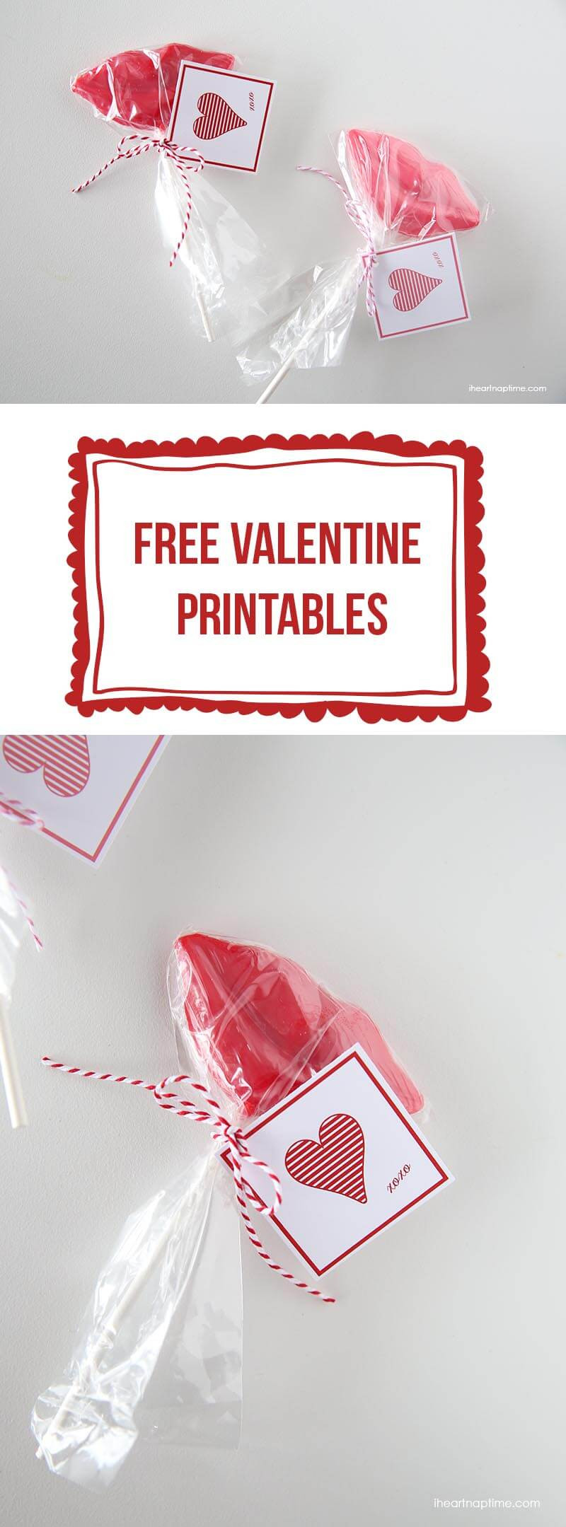 Valentine Gift Tag Ideas
 Free printable Valentine s Day tags I Heart Nap Time