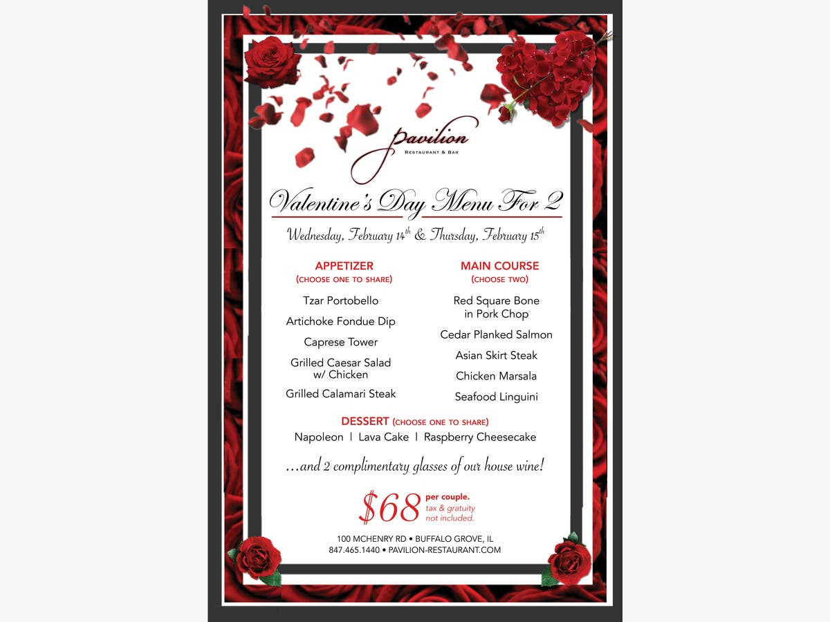 Valentine'S Day Dinner Specials
 Valentine s Day Dinner Special For Two