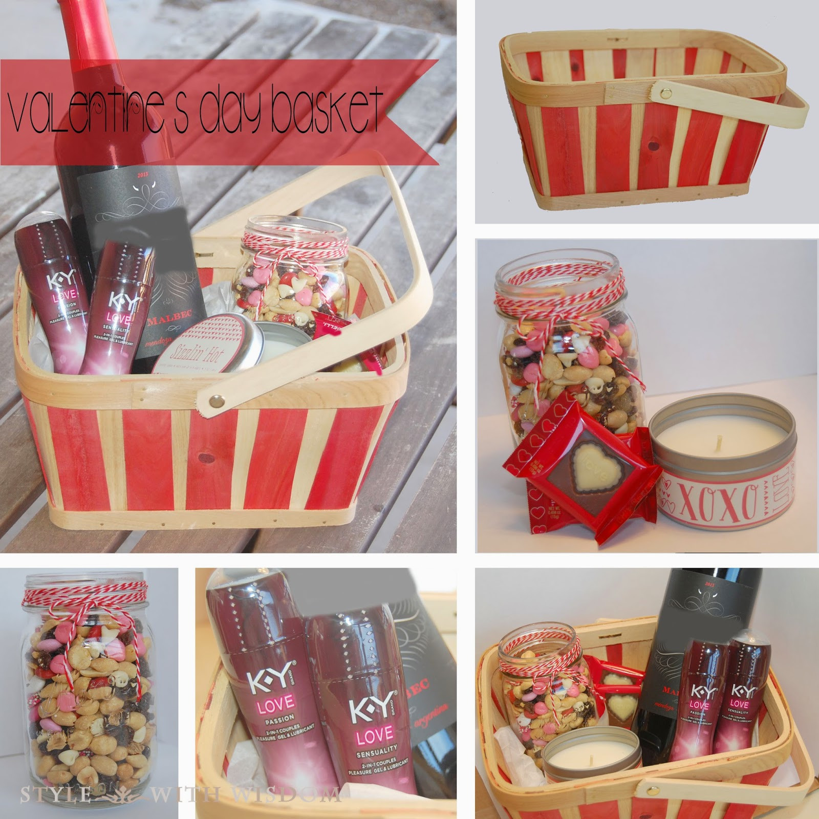 Valentine'S Day Gift Basket Ideas
 Style with Wisdom The Perfect Valentine s Day Gift Basket