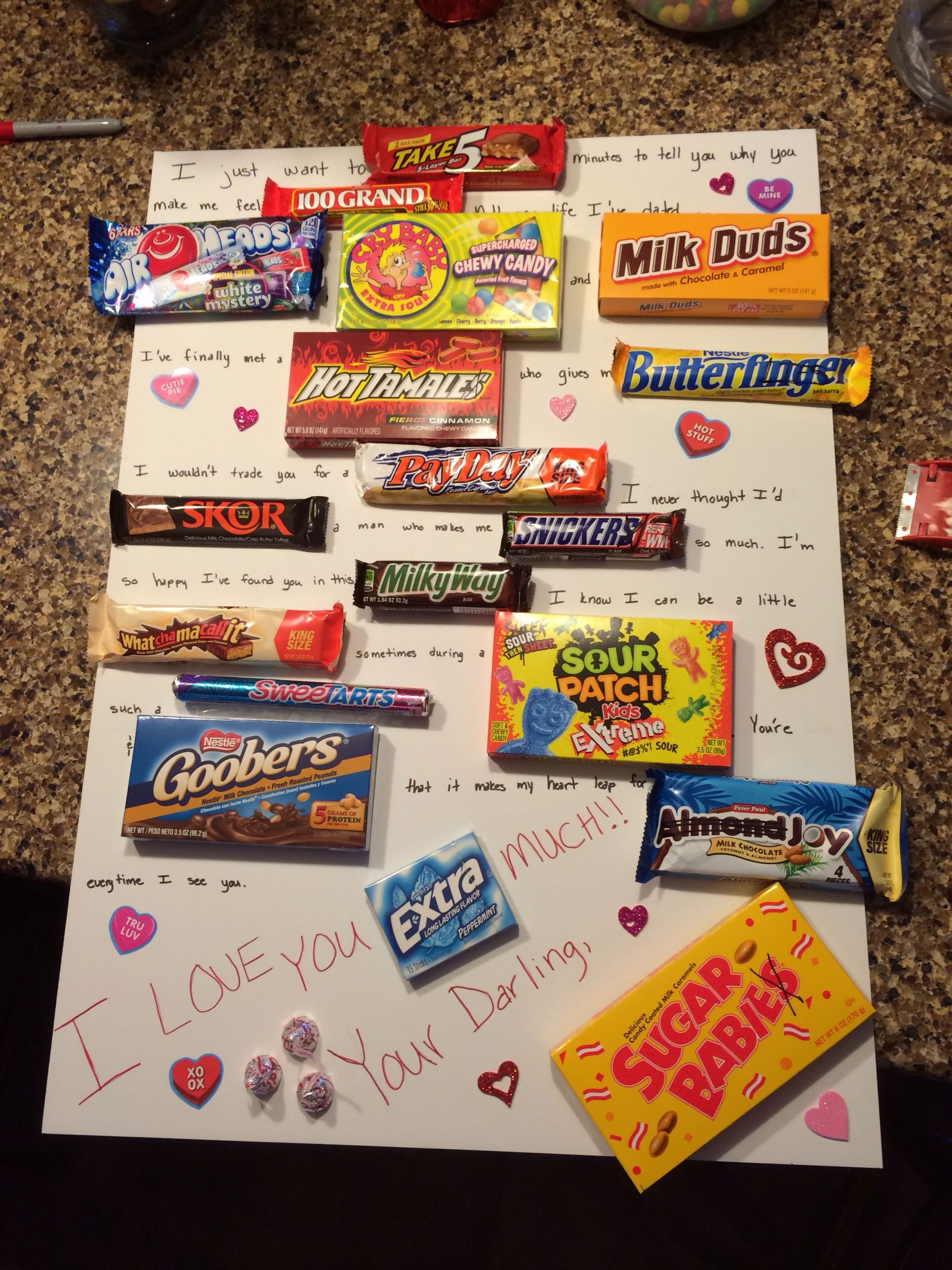 Valentine'S Day Gift Ideas For Friends
 A Cute valentines day candy card my friend had the idea to