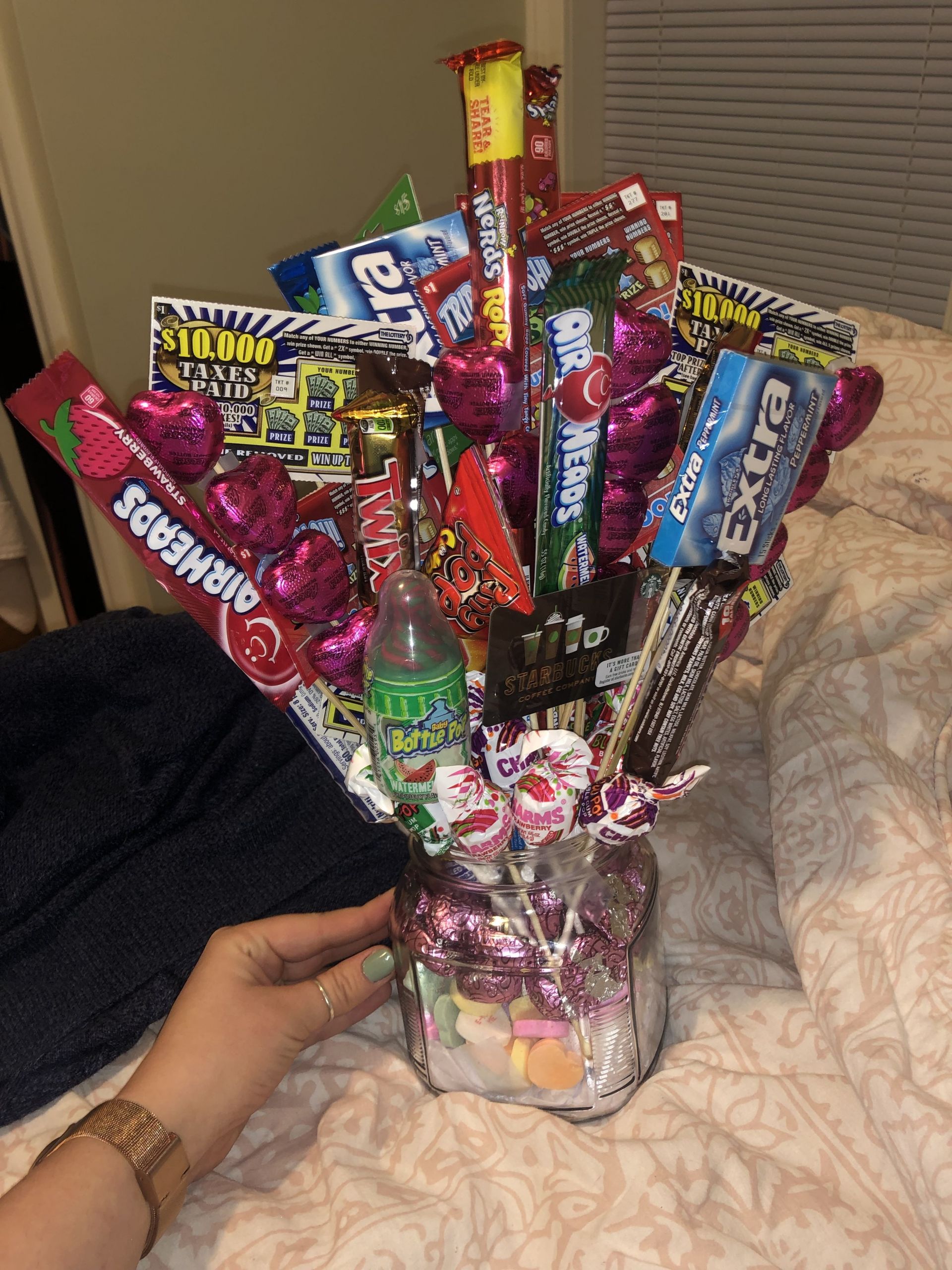 Valentine'S Day Gift Ideas For Men
 Candy bouquet Valentine’s Day for boyfriend t for men