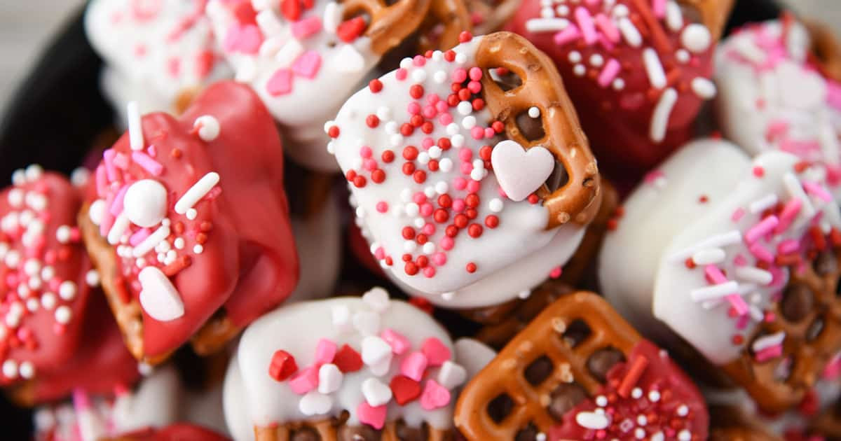 Valentine'S Day Pretzels
 Valentine s Day Caramel Pretzel Bites