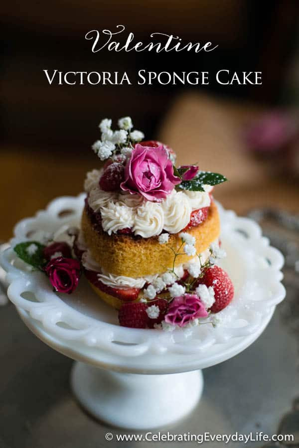 Valentines Cake Recipes
 Valentine Victoria Sponge Cake recipe Celebrating