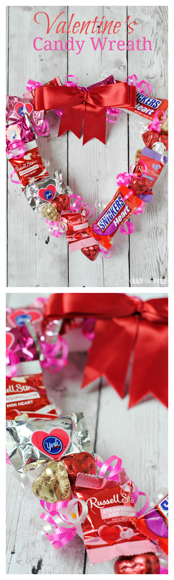 Valentines Candy Gift Ideas
 Valentine s Candy Wreath Crazy Little Projects