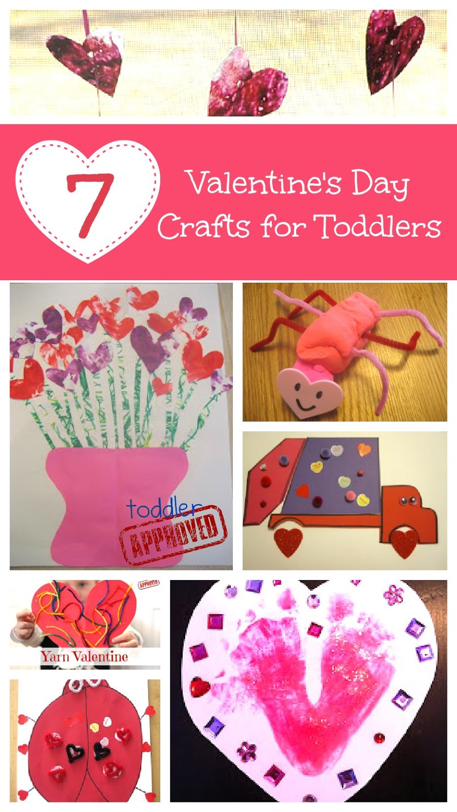 Valentines Day Activities For Toddlers
 7 Valentine s Day Crafts for Toddlers Toddler Approved