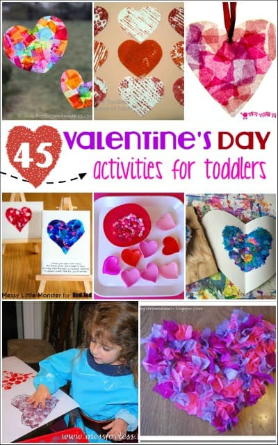 Valentines Day Activities For Toddlers
 Valentine s Day Activities for Toddlers Mess for Less