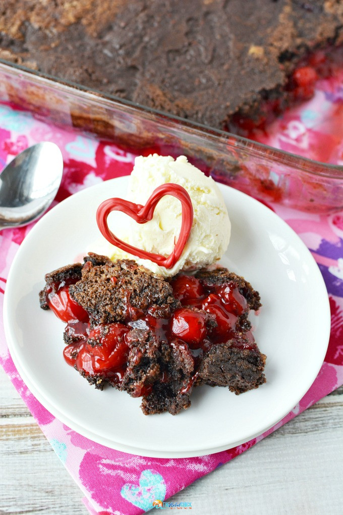 Valentines Day Cake Recipe
 Valentine s Day Chocolate Cherry Dump Cake Recipe The