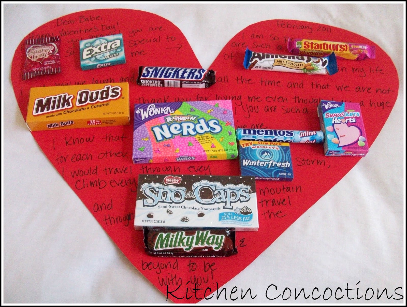 Valentines Day Candy Card
 How To Valentine s Day Candy Cards Kitchen Concoctions