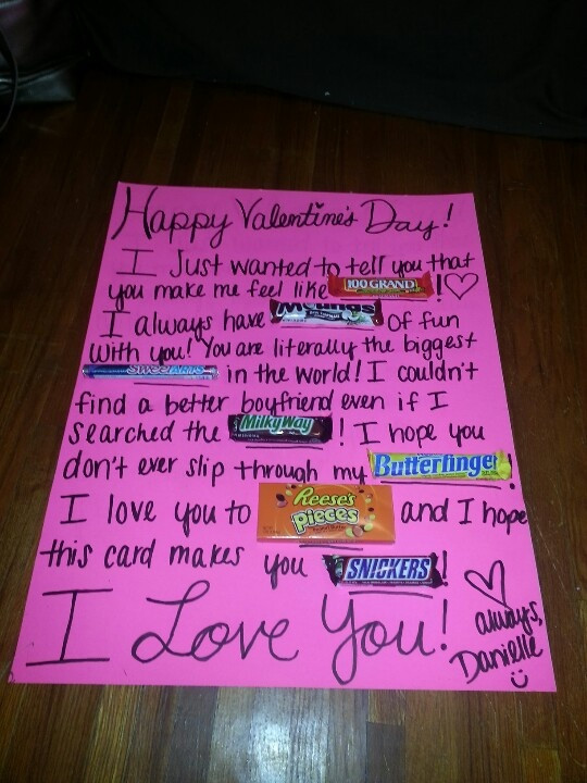 Valentines Day Candy Card
 17 Best images about Candy cards on Pinterest
