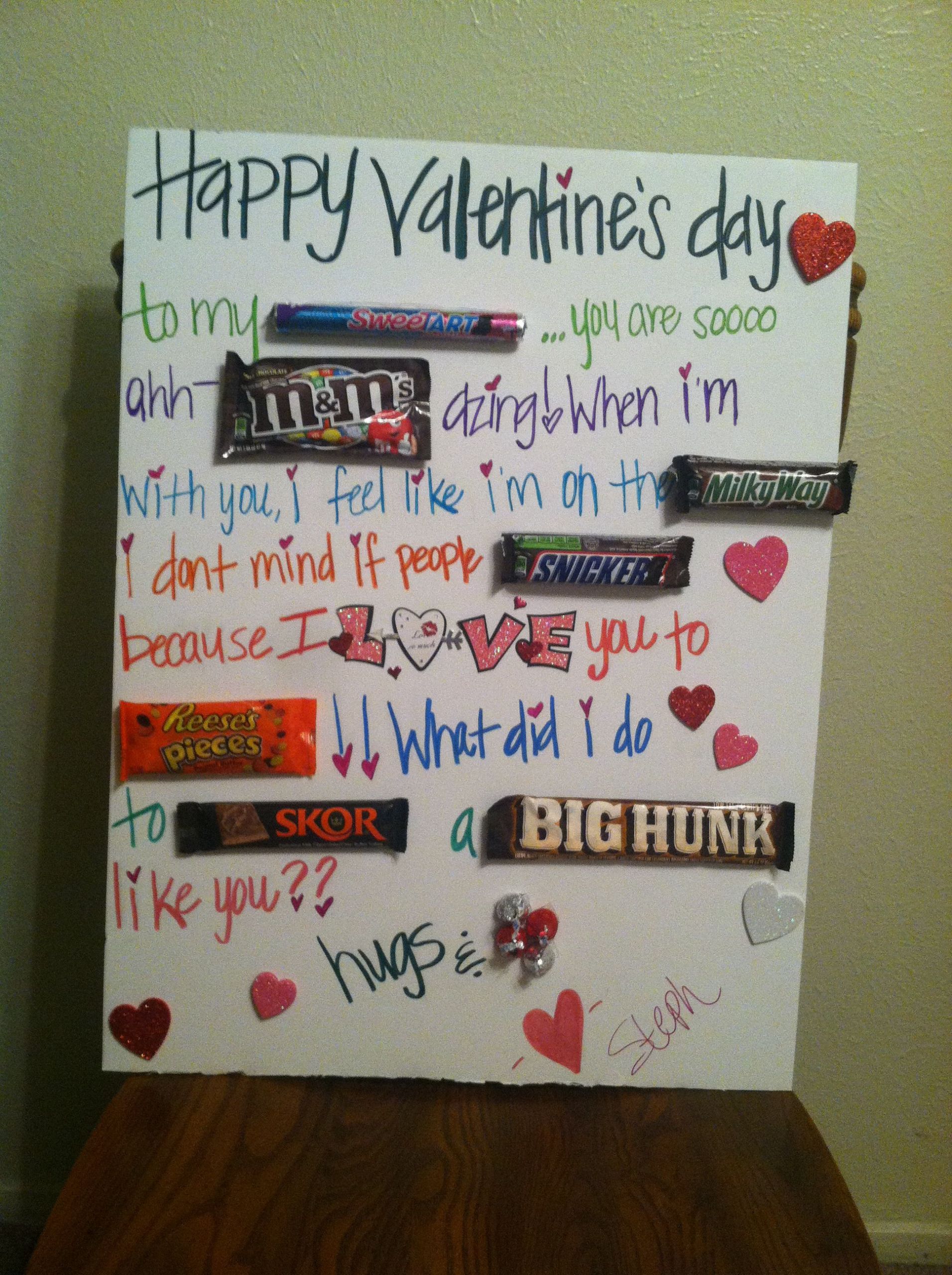 Valentines Day Candy Poster
 Pin by Stephanie Nunez on Things I ve Made