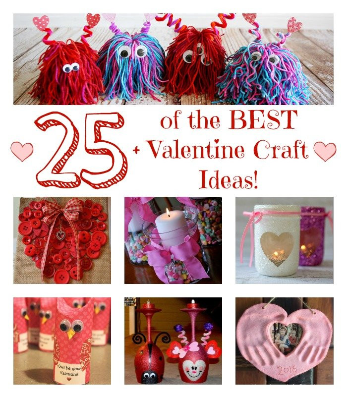 Valentines Day Craft Ideas
 25 of the BEST Valentine s Day Craft Ideas Kitchen Fun