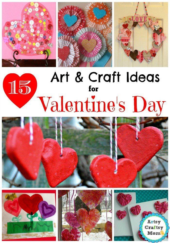 Valentines Day Craft Ideas
 15 Simple Valentine’s Day Art and Craft Ideas for Kids