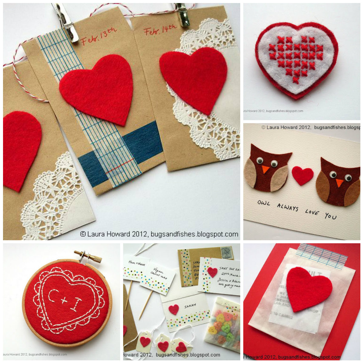 Valentines Day Craft Ideas
 Bugs and Fishes by Lupin Craft Ideas for Valentine s Day