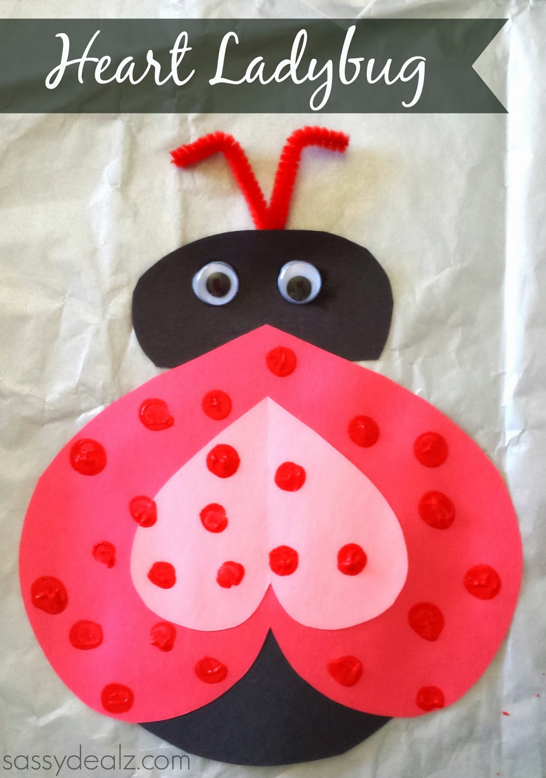Valentines Day Craft
 Heart Ladybug Valentines Day Craft For Kids Crafty Morning