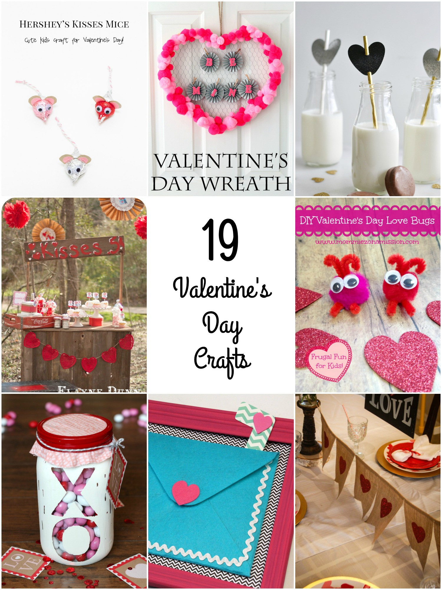 Valentines Day Crafts
 So Creative 19 Fun Valentine s Day Crafts