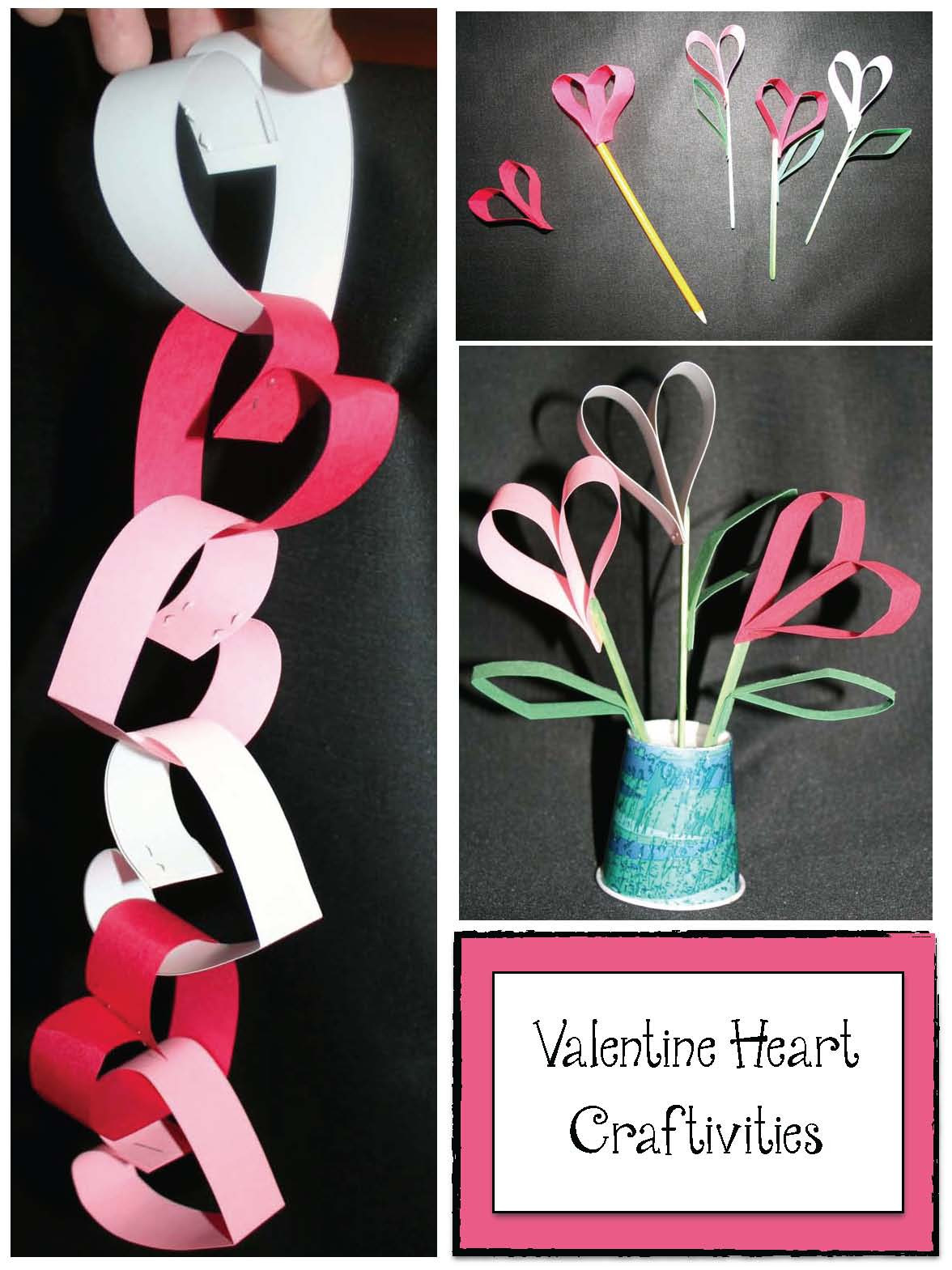 Valentines Day Crafts
 3D Valentine s Day Heart Craft Classroom Freebies