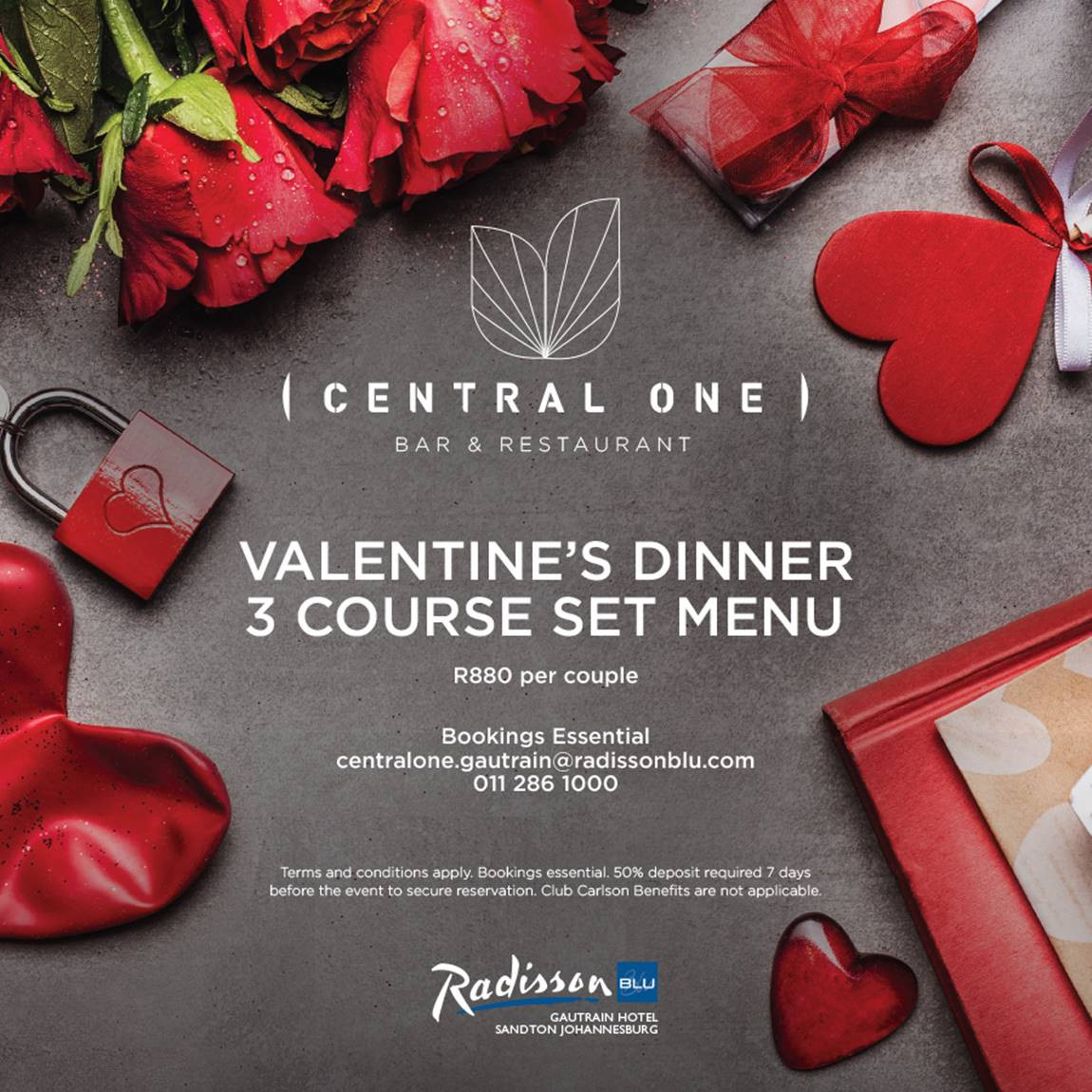 Valentines Day Dinner Restaurants
 Valentines Day Dinner at Central e Restaurant