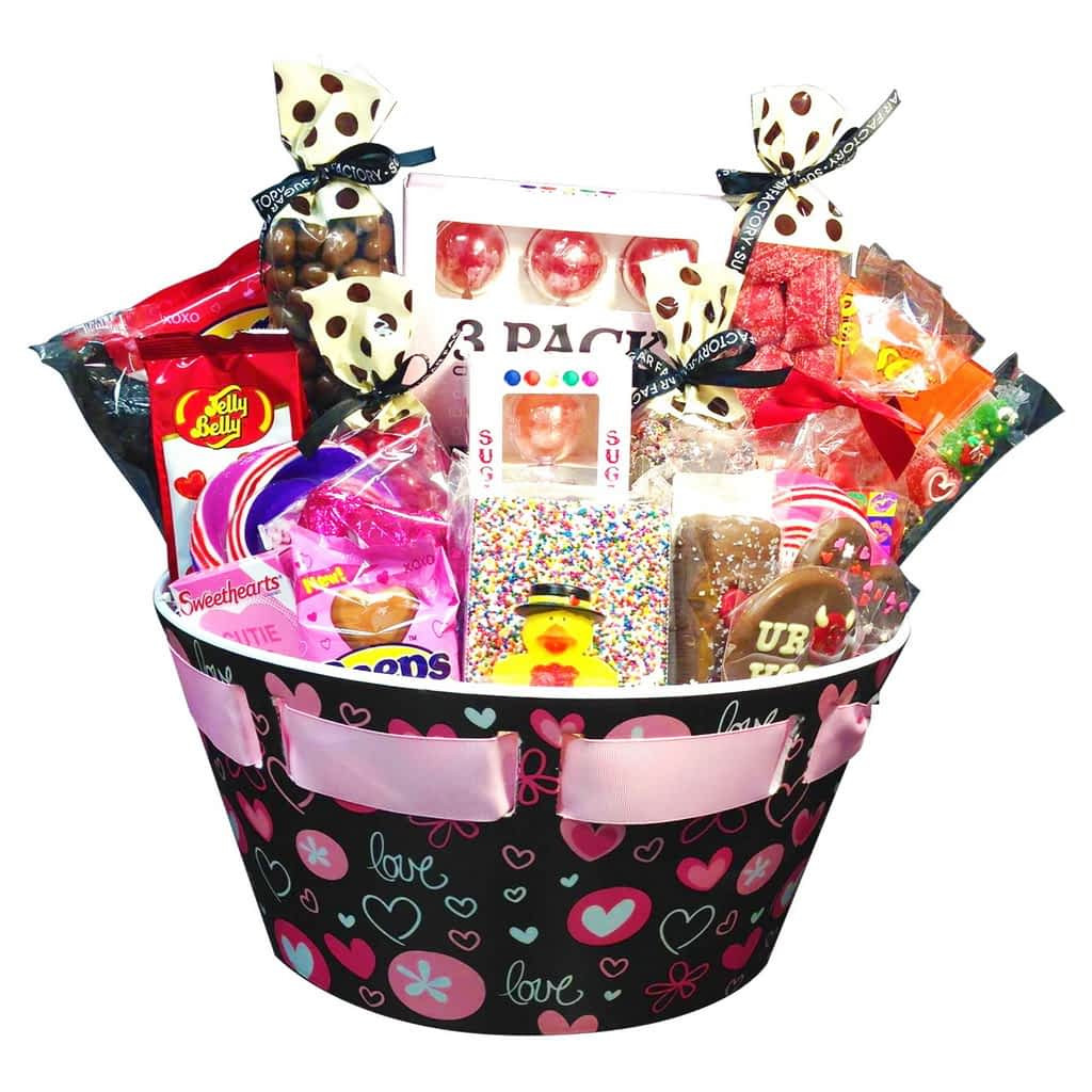 Valentines Day Gift Basket
 Sugar Factory Eye Catching Valentine’s Day Gift Baskets