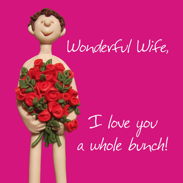Valentines Day Gift For Wife
 Wonderful Wife I Love You Valentine s Day Greeting Card