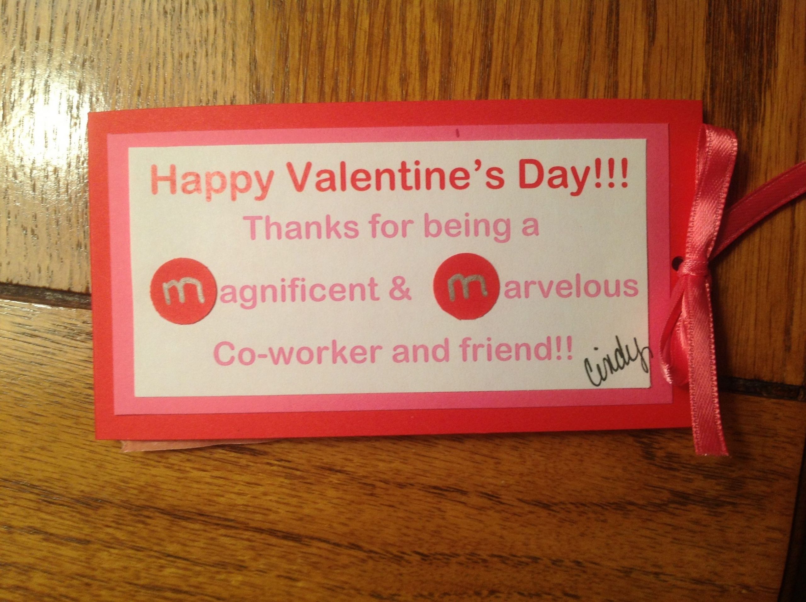 Valentines Day Gift Ideas For Coworkers
 Co worker Valentine