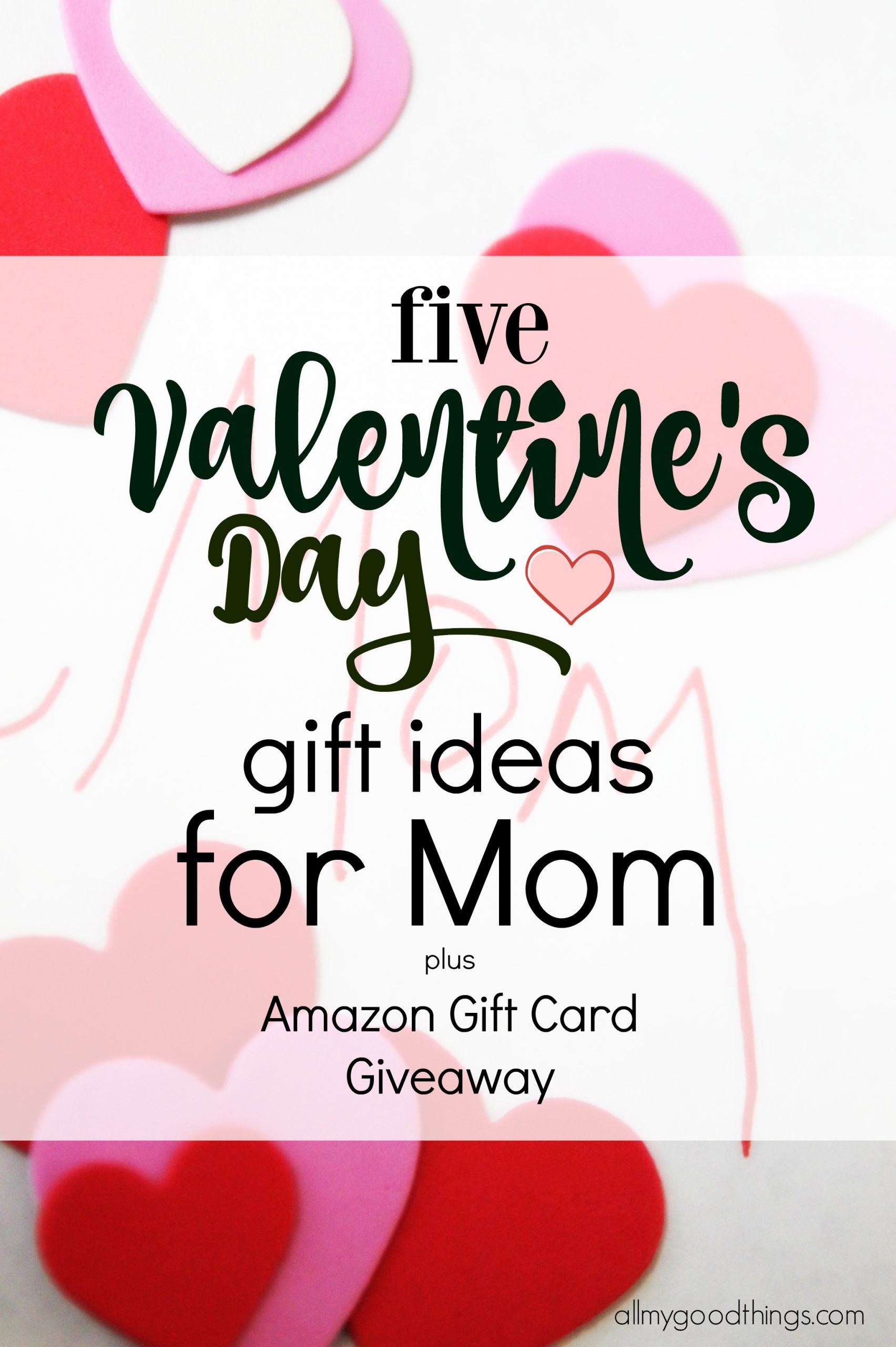 Valentines Day Gifts Amazon
 Five Valentine s Day Gift Ideas for Mom and Amazon Gift