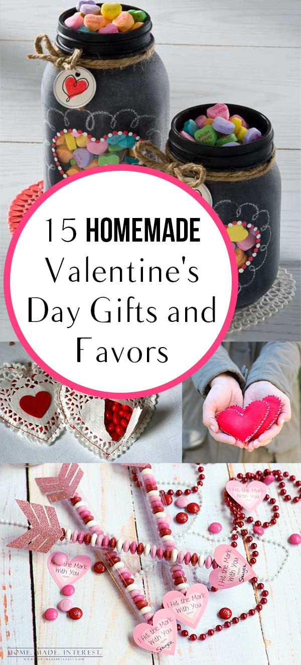 Valentines Day Home Made Gifts
 15 Homemade Valentine’s Day Gifts and Favors