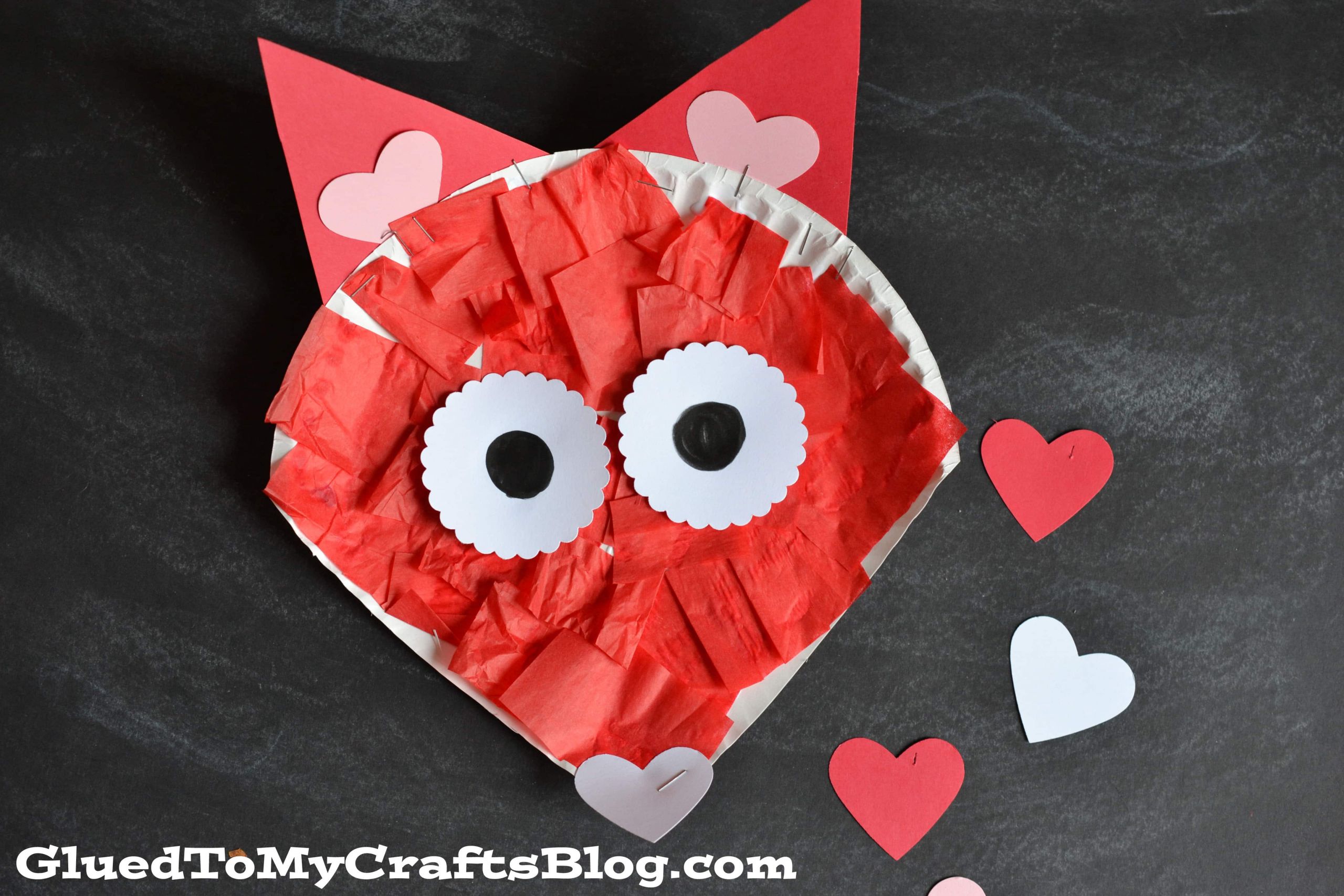 Valentines Day Paper Craft
 Paper Plate Valentine Fox Kids Craft Idea For Valentine