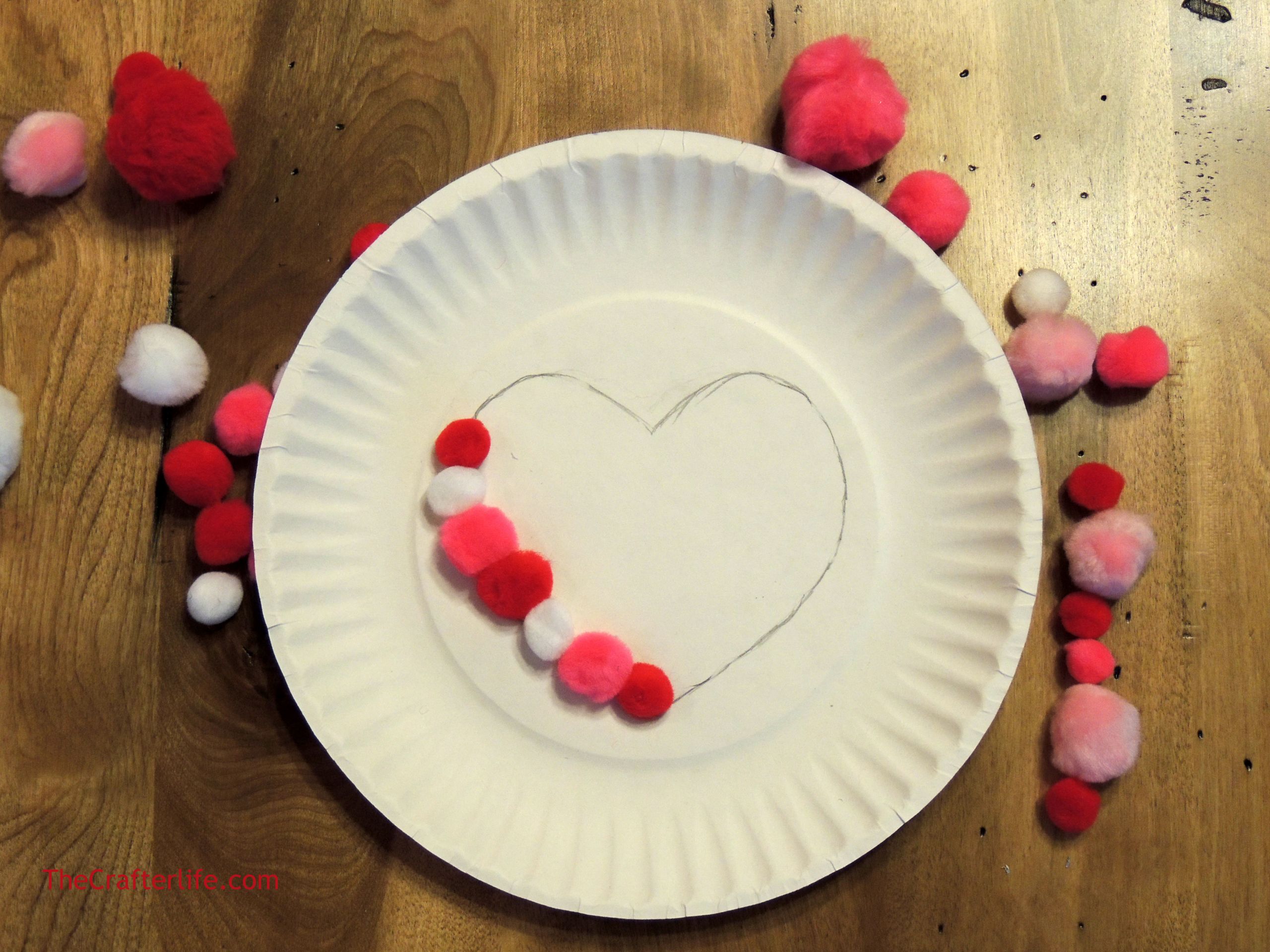 Valentines Day Paper Craft
 Paper Plate Valentine’s Day Craft – The Crafter Life