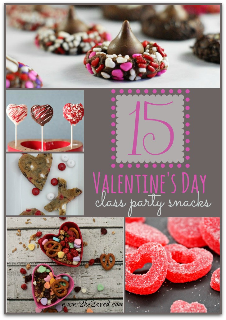 Valentines Day Party Food
 15 Valentine s Day Class Party Snacks SheSaved