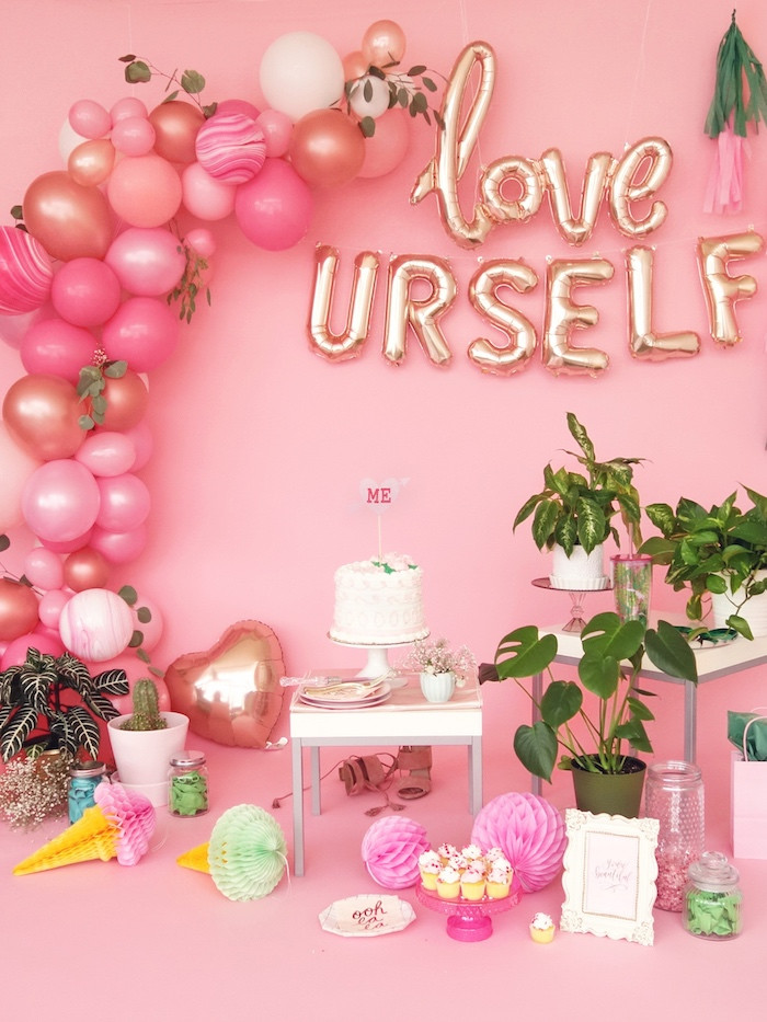 Valentines Day Party Idea
 Kara s Party Ideas "Love Yourself" Valentine s Day Party