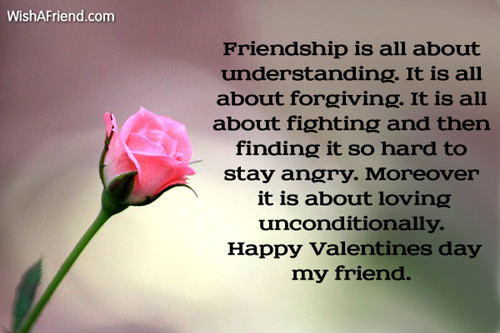 Valentines Day Quote For Best Friend
 Happy Valentines Day Quotes Friends QuotesGram