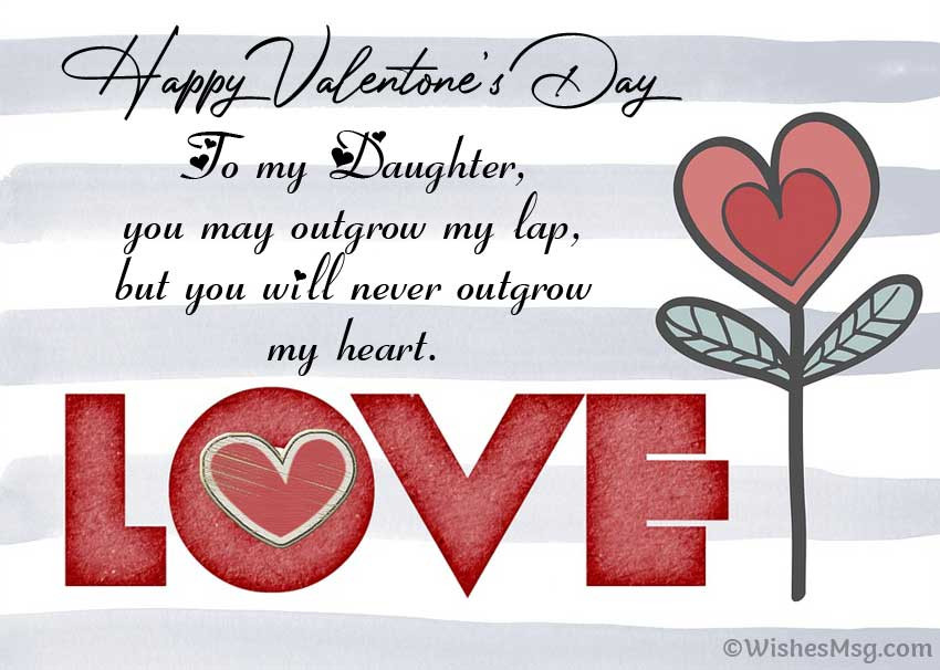 Valentines Day Quotes For Daughters
 50 Valentine Day Wishes for Family 2020 WishesMsg