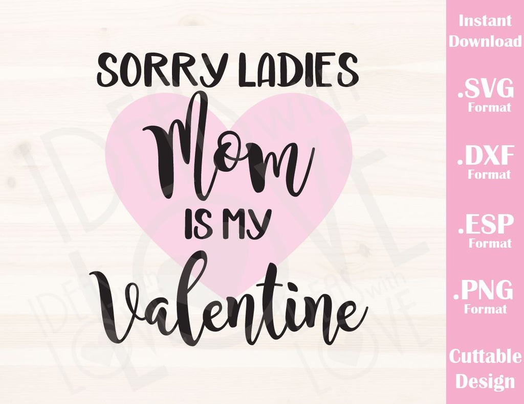 Valentines Day Quotes For Moms
 Valentine s Day Quote Mom is my Valentine Kid Baby Cutting