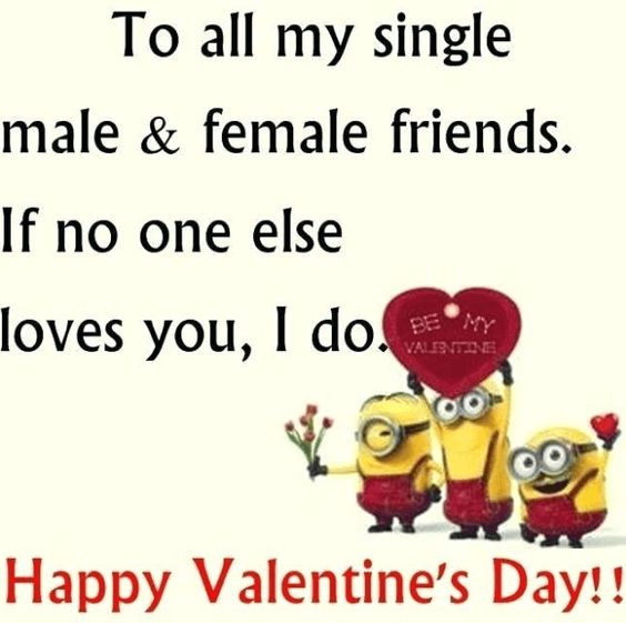 Valentines Day Quotes For Single
 Funny Quotes For Single La s Valentine s Day Best