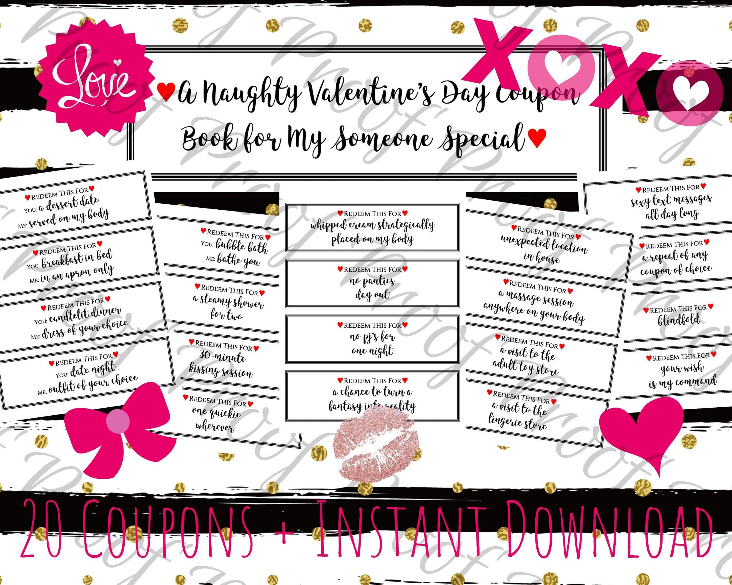 Valentines Day Sex Ideas
 Naughty valentines day coupons