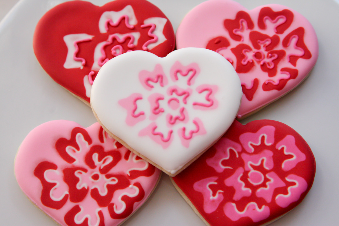 Valentines Day Sugar Cookies
 Valentine’s Day Sugar Cookies
