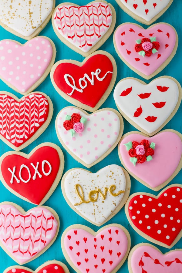 Valentines Day Sugar Cookies
 Valentine s Day Sugar Cookies Mom Loves Baking