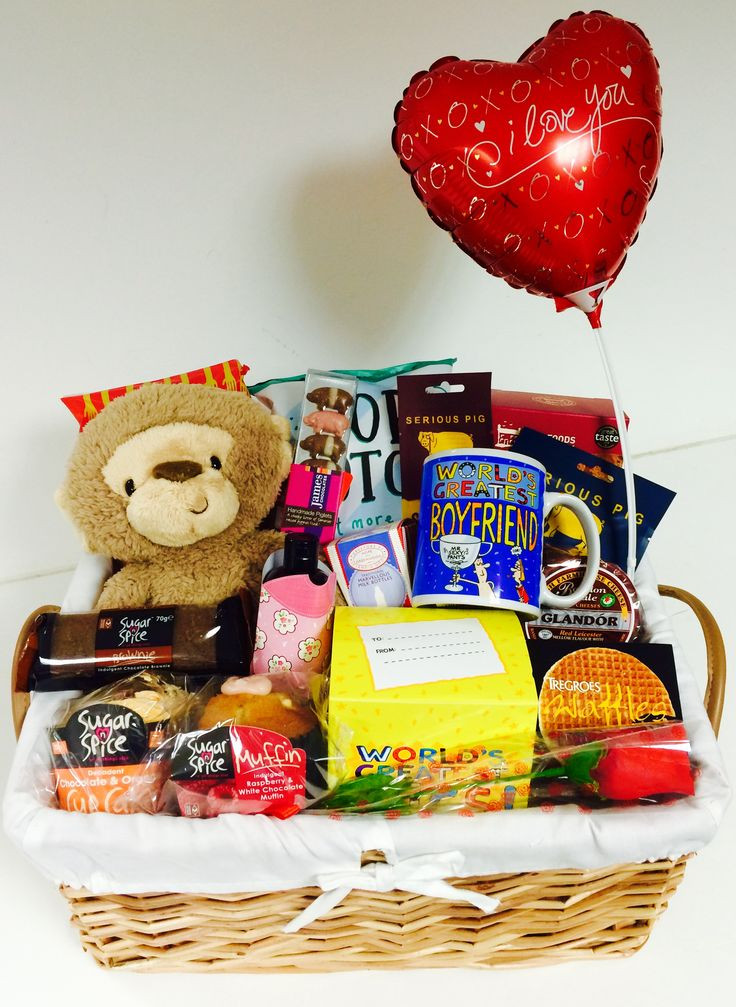 Valentines Gift Ideas For Teen Boyfriend
 18 best Gift Baskets For Him images on Pinterest