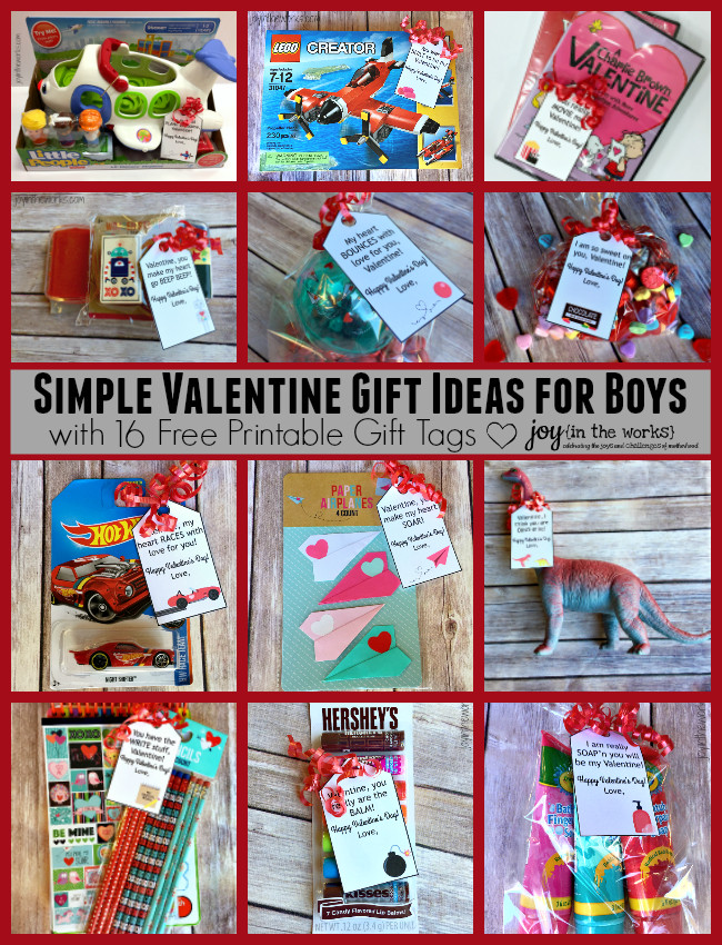 Valentines Gift Ideas For Teenage Guys
 Simple Valentine Gift Ideas for Boys Joy in the Works