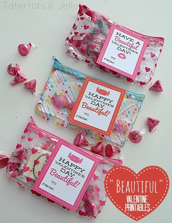 Valentines Gift Ideas Pinterest
 "Beautiful" Valentine s Day Printables Tween or Teen
