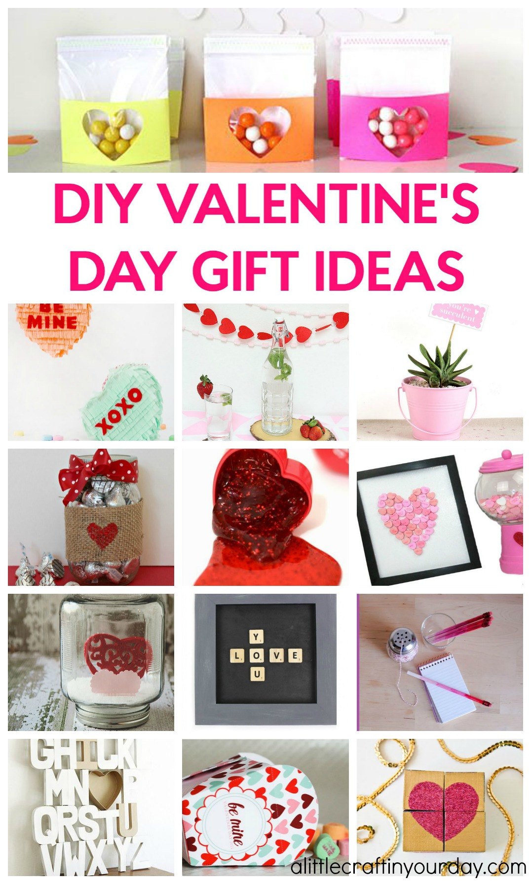 Valentines Homemade Gift Ideas
 DIY Valentines Day Gift Ideas A Little Craft In Your Day