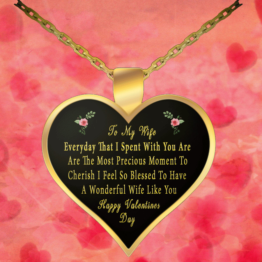 Wife Valentines Day Gift
 Valentine s Day Gift To My Wife Blessed To Have A
